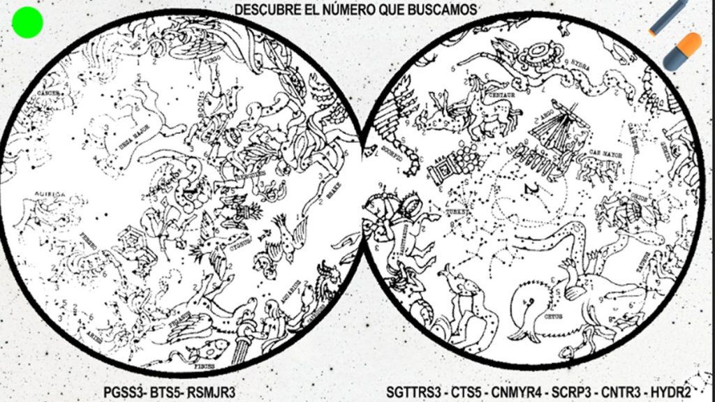 Dinámicas de trabajo en equipo online: enigma del mapa de constelaciones de Misión a Marte, resuelto desde el navegador