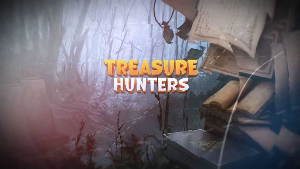 Actividades online en grupo: portada de la búsqueda del tesoro Treasure Hunters