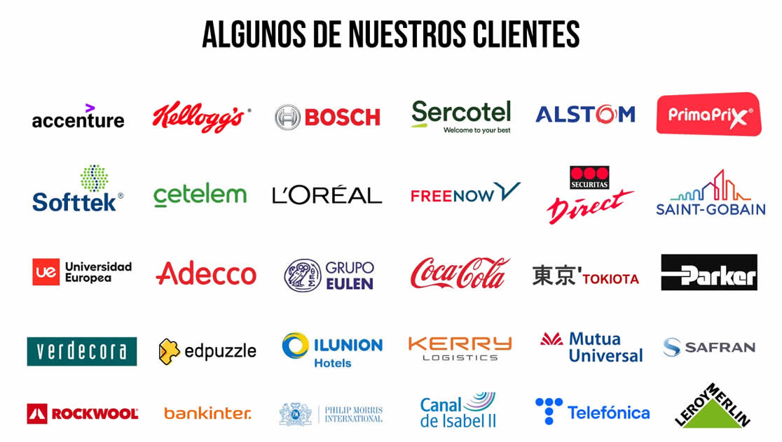 Logotipos de empresas que han confiado en la gamificación de Kleverplay