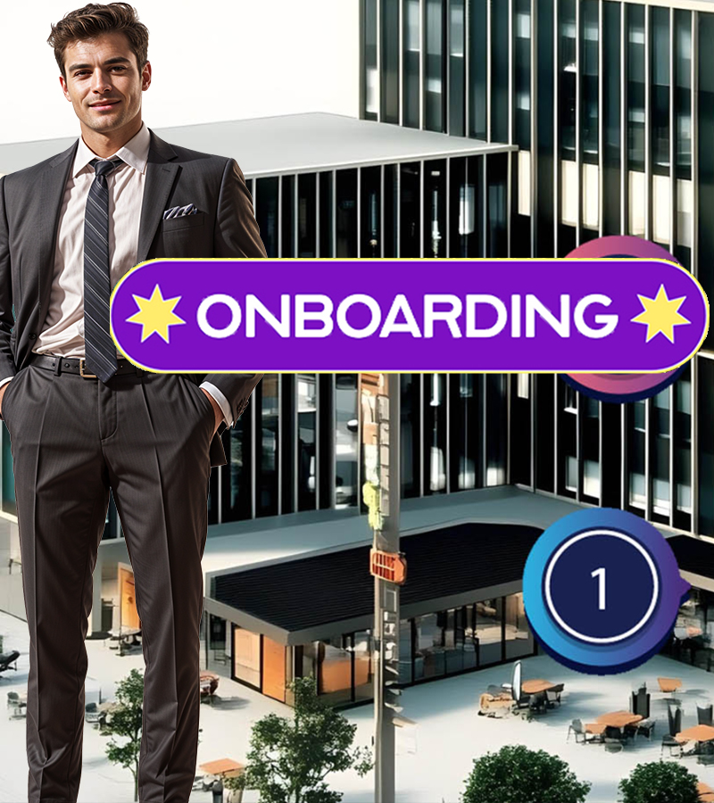 Onboarding gamificado: juego de bienvenida para nuevos empleados