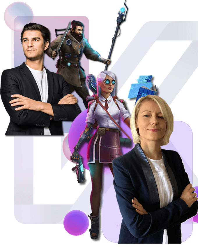 Personas y avatares de Kleverplay, empresa de gamificación para empresas